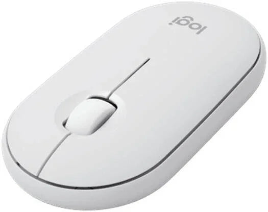 Logitech Pebble 2 M350S Computer Mouse, Ambidextrous Design, Up to 4000 DPI Range, Multi-Device Pairing, Bluetooth Connectivity, Silent Clicks w/ Silent Touch Technology, White - eBuy UAE